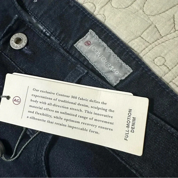 NWT AG Adriano Goldschmied 31 High-Rise Farrah Skinny Button Up Dark Stretch - Picture 5 of 9